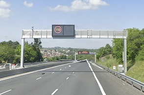 Portiques sur A7 équipés de PPV