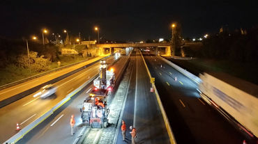 Travaux sur l'autoroute A7