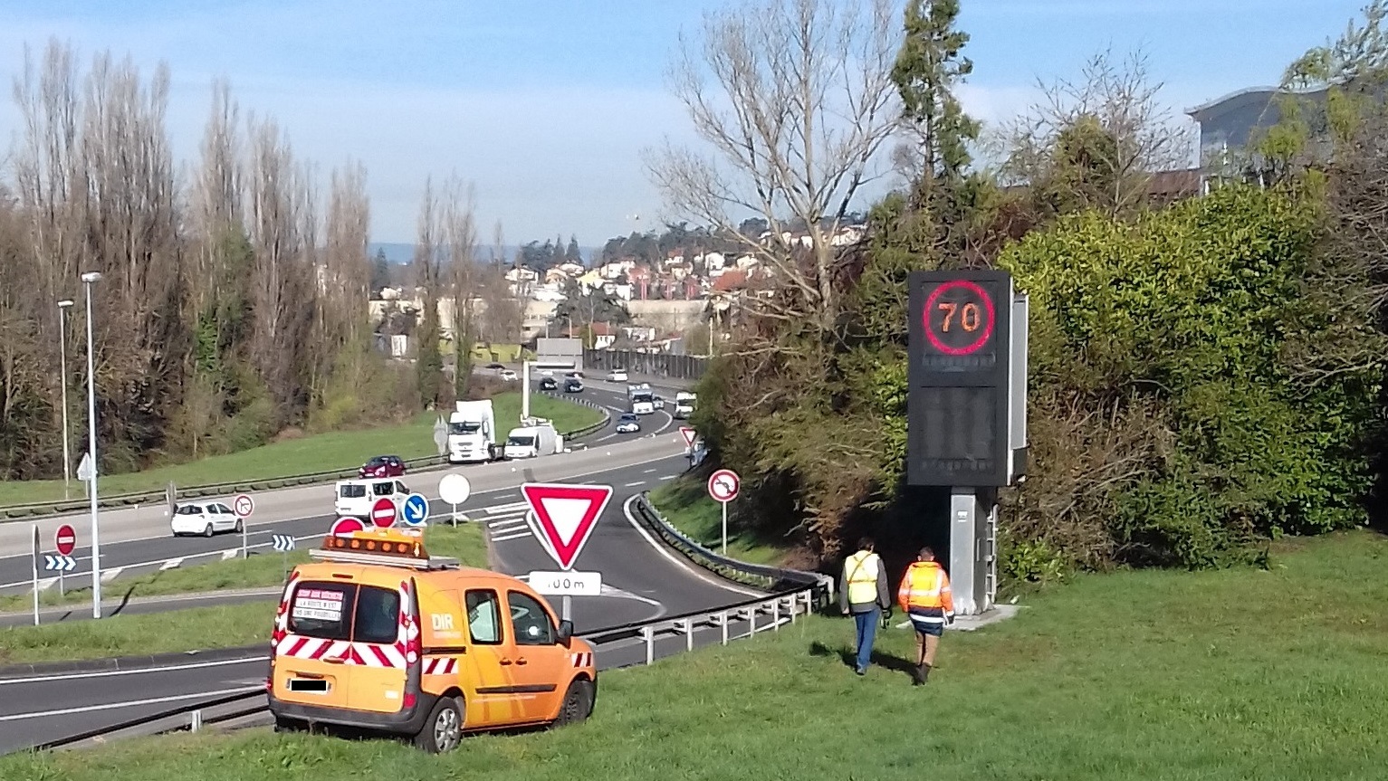 Mât du PR 4+570 Mât du PR 4+570