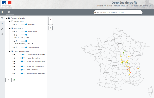 Géo-IDE, trafics 2019