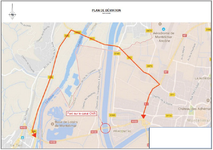 Plan de déviation